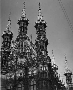 Rathaus, Leuven, Flandern, Belgien