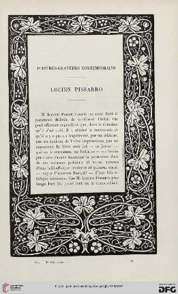 4. Pér. 15.1919: Lucien Pissarro : peintres-graveurs contemporains