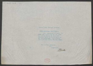 Brief an Hans Dechend : 15.03.1912