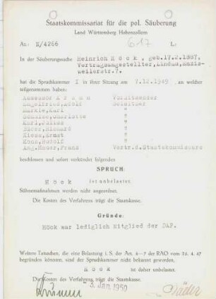 Höck, Heinrich