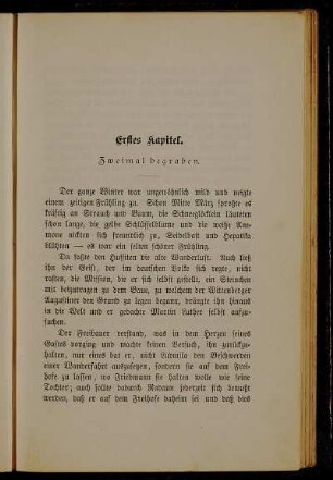 1. Kapitel: Zweimal begraben