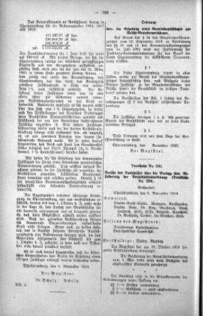 No. 18. (250-266) (256.), 12. November 1919