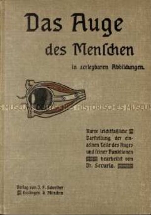 Anatomisches Lehrbuch mit aufklappbarer Tafel