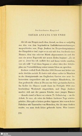 Sechzehntes Kapitel: Neuer Anfang Und Ende