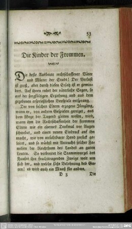 Die Kinder der Frommen