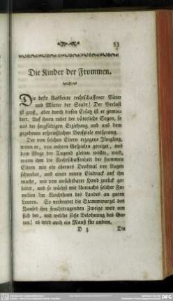 Die Kinder der Frommen