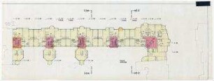 Engerer Bauwettbewerb Internationales Begegnungszentrum der Wissenschaft (IBZ) (nicht realisiert) – Grundriss 1. OG. Berlin-Wilmersdorf, Wiesbadener Straße 18