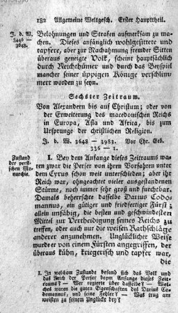 Sechster Zeitraum