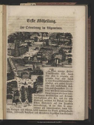 Erste Abtheilung. Zur Orientirung im Allgemeinen