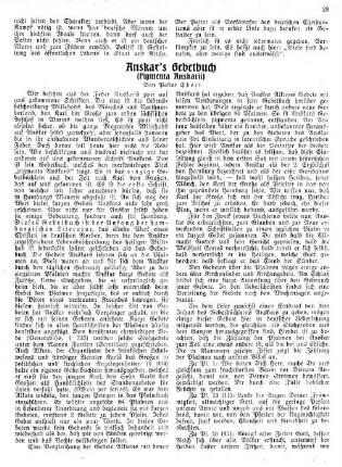 Anskar's Gebetbuch : Pigmenta Anskarii