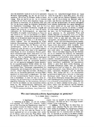 Wie sind heimatkundliche Spaziergänge zu gestalten? : (Schluß)