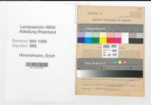 Entnazifizierung Erich Himmelmann , geb. 06.11.1902 (Polizist)