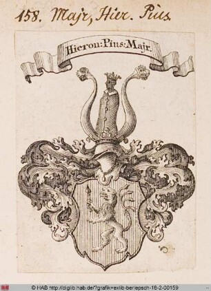 Wappen des Hieronymus Pius Mair