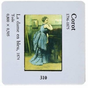 Corot, Dame in Blau