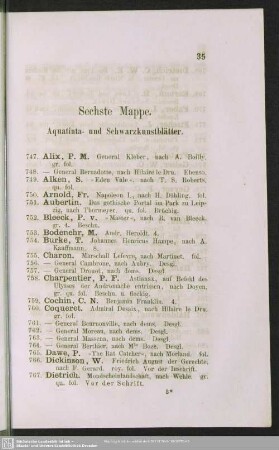 Sechste Mappe