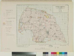 Karte von der Hydrogeologie der Insel Fehmarn