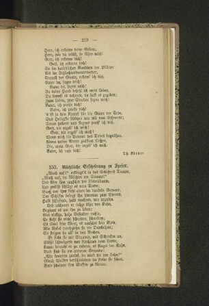 152. Nächtliche Erscheinung zu Speier.