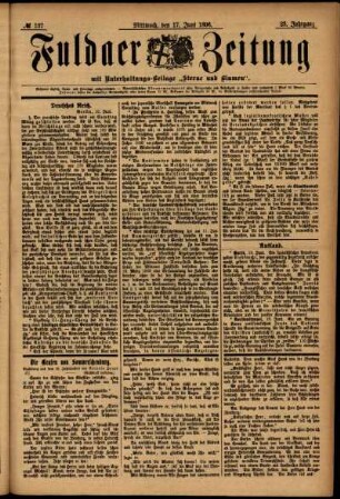 Ausgabe vom Mittwoch, den 17. Juni 1896.