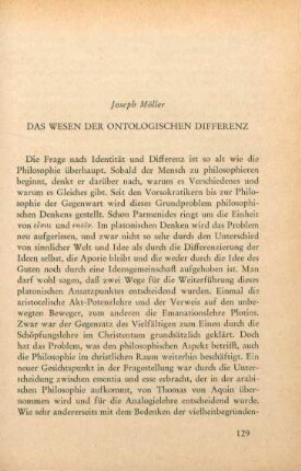 129-156 Das Wesen der ontologischen Differenz