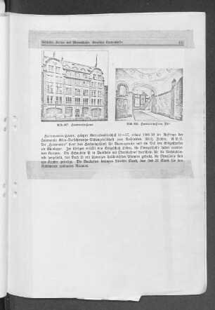 Abb. 887. Hammonia-Haus. Abb. 888. Hammonia-Haus, Flur.
