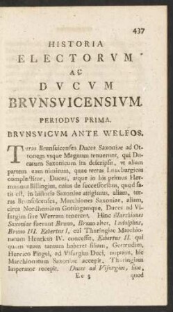 Historia Electorum Ac Ducum Brunsvicensium