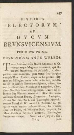 Historia Electorum Ac Ducum Brunsvicensium