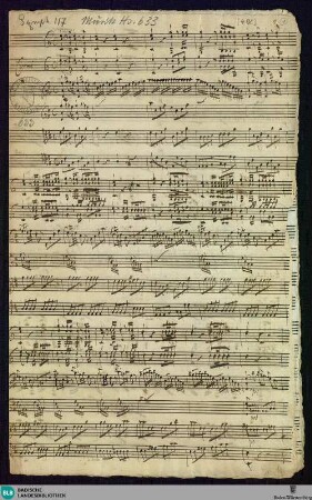 Symphonies - Mus. Hs. 633 : orch; D; BrinzingMWV 7.132