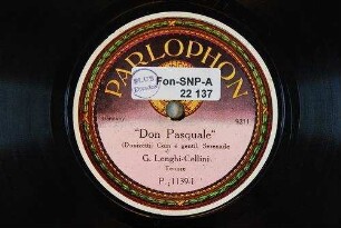 "Don Pasquale" : Com é gentil, Serenade / (Donizetti)