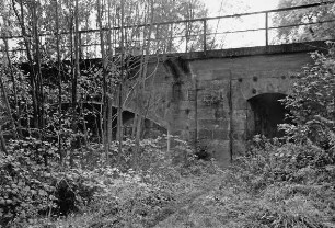 Eisenbahnbrücke "Gersprenzbrücke" (Brückenanlage); Dieburg, Eisenbahn, Gersprenz