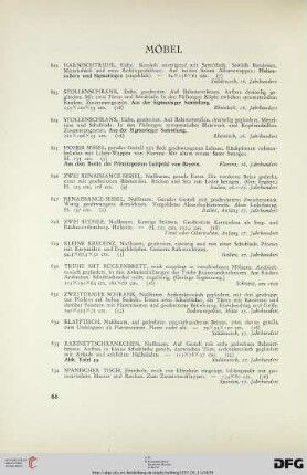 Möbel (Nr. 822-887)