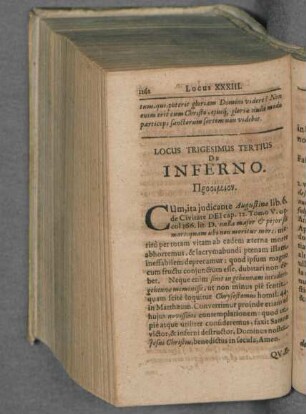 Locus Trigesimus Tertius De Inferno.