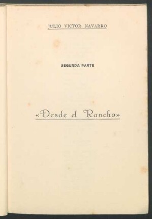 Segunda parte