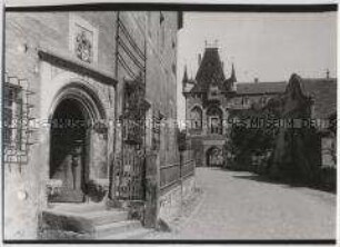 Meißen, Ludwig-Richter-Haus und Neues Burgtor