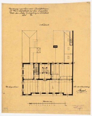 Kunsthandlung Eduard Schulte, Berlin: Grundriss 4.OG 1:100