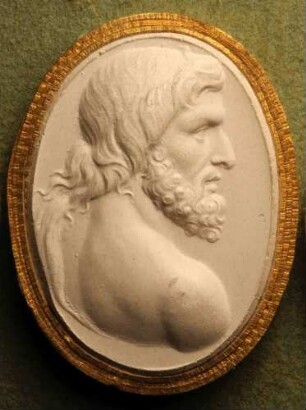 Profilkopf des Äskulap (Daktyliothek, Erstes Mythologisches Tausend)