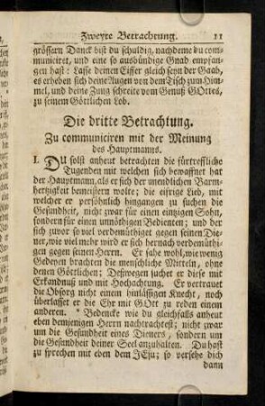 11-22, Die dritte Betrachtung. - Die fünffte Betrachtung.
