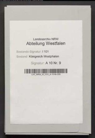 Ernennung der Friedensrichter im Distrikt Paderborn