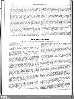 Der Organisator