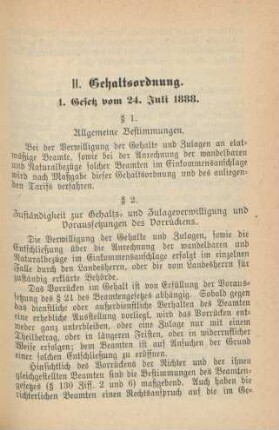 1. Gesetz vom 24. Juli 1888