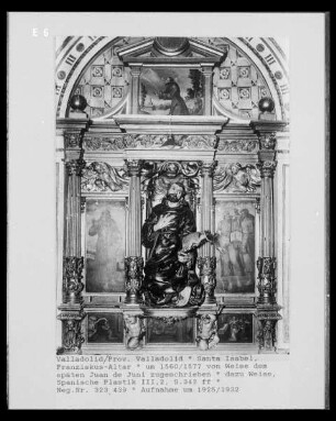 Franziskus-Altar: Heiliger Franziskus