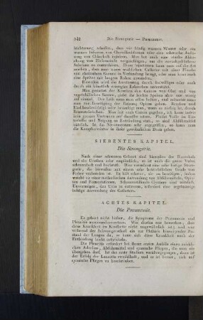 Achtes Kapitel. Die Pneumonie.