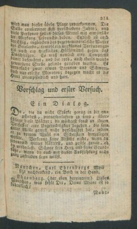 Ein Dialog