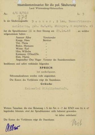 Denner, Elsa