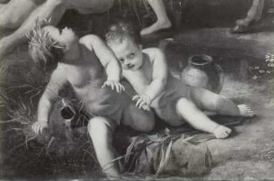 Pan und Syrinx / Die Nymphe Syrinx wird von Pan verfolgt