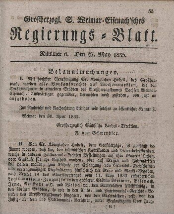Nr. 6 : 27. May 1835