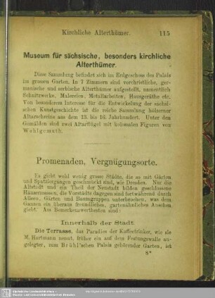 Museen für sächsische, besonders kirchliche Alterthümer