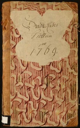Ratsprotokollbuch