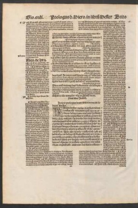 Incipit prologus beati Hieronymi in librum Hester.
