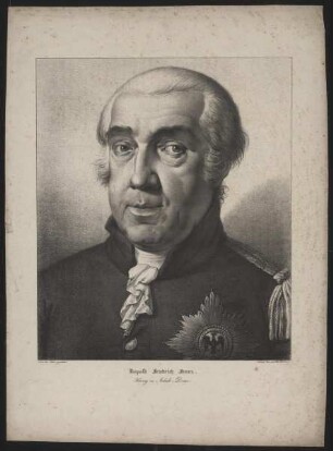 Bildnis des Leopold Friedrich Franz, Herzog zu Anhalt-Dessau