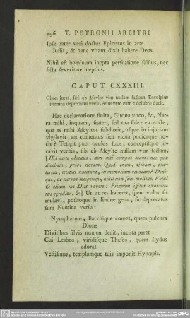Caput CXXXIII.